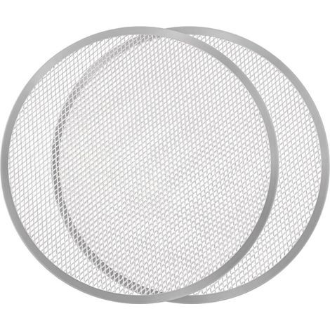 Lot de 2 plaques de cuisson perforées pour pizza 40 cm – Alliage aluminium antiadhésif – Cuisson rapide et uniforme – Adapté four gaz et électrique (1/5)