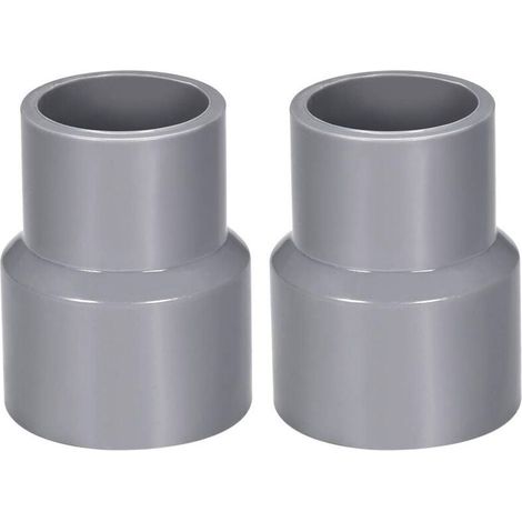 YMYNY 32mm X 20mm Réducteur Tuyau PVC Raccord Couplage Hub DWV Gris 2Pcs (1/3)