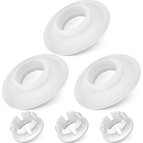 Wasserdichte Silikon-Ablassventildichtung, kompatibel mit Ideal Standard-Ersatzteilen, hochelastische weiße wasserdichte Dichtung SV01967 (1/3)