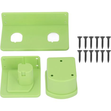Support mural en plastique pour rangement d'outils 18V, crochet porte-perceuse pour batteries Ryobi, lot de fixation (1/5)