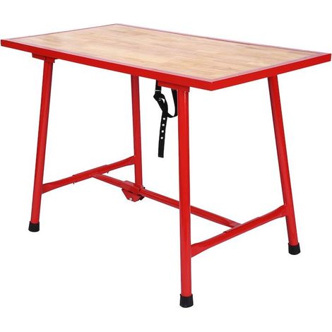 Table d'atelier pliable de dimensions 120 x 62 cm : une solution pratique pour vos travaux de bricolage (1/5)