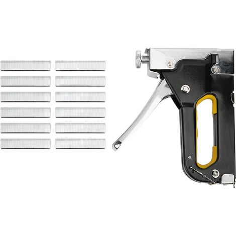 Pistolet à Clous Manuel 3 en 1 en Acier Allié Noir (1/5)