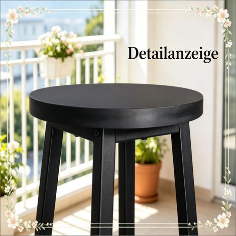 Tabourets de bar bistro, lot de 2 chaises hautes de cuisine, sièges de comptoir avec repose-pieds, design rétro, paire de tabourets pour bar et îlot (1/4)