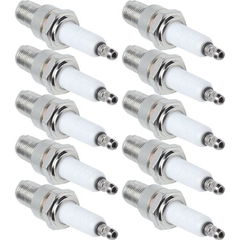 Bougie d'allumage 10 pièces en alliage d'aluminium pour moteur essence GX120 GX160 GX200, accessoires d'ignition (1/5)