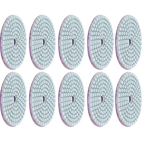Selling 10 at a time: 3-inch diamond soft grinding discs, 3-inch white-based wet grinding discs (800 grit). (1/5)
