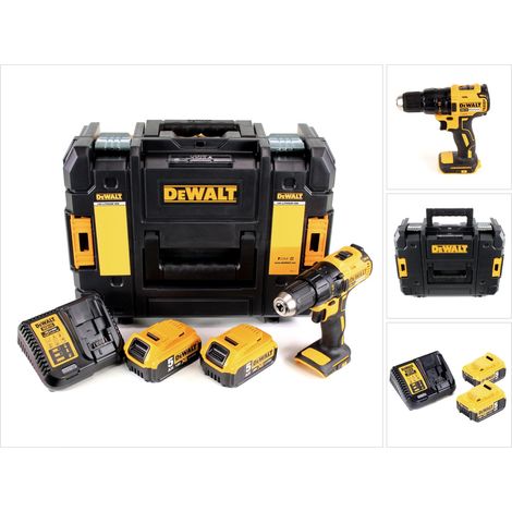 DeWalt DCD 777 P2 Akku Bohrschrauber 18V 65Nm Brushless + 2x Akku 5,0Ah + Ladegerät + TSTAK (1/5)