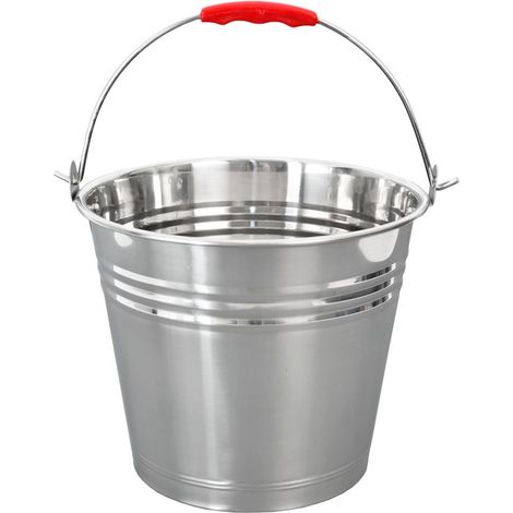 Cubo de acero inoxidable 12 l (1/5)