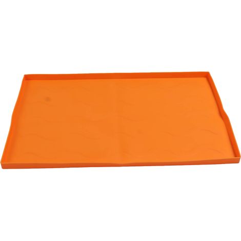 Silikon-Grillmatte, Blackstone Grillplattenabdeckung, Antihaft-Grillschutzmatte, 91 cm, Orange (1/5)