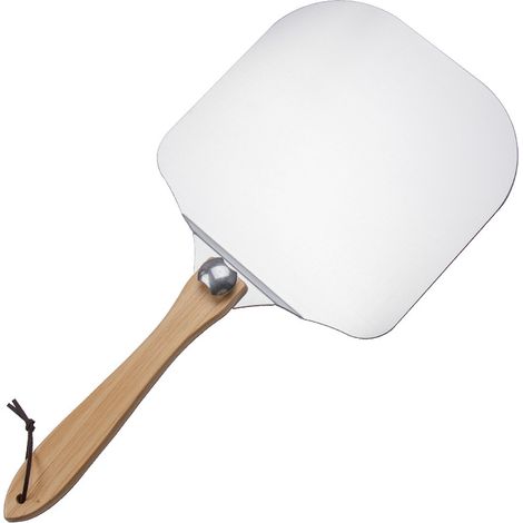 Pelle A Pizza Avec Poignée En Bois Pliable - Spatule 30 cm X 30 cm - En Aluminium De Haute Qualité - Pelle Gourmande Pour Pizzas - Tarte Flambée (1/5)