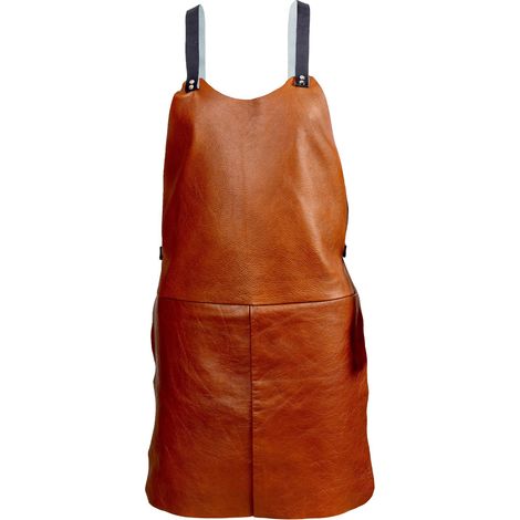 Delantal protector de cuero para soldadura Delantal protector de cuero para soldadura, marrón (1/5)