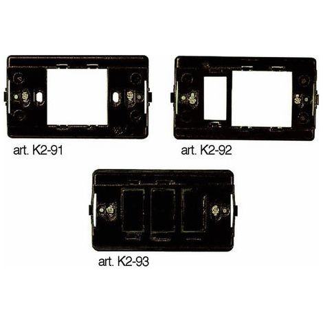 Supporto per Placca 1 Posto (Presa Schuko) Linea Magic K2-91 (1/2)
