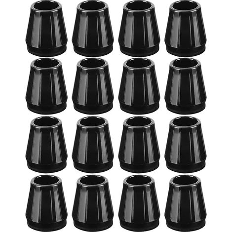 Chair Leg Protectors 15-20 mm Black Silicone Pad Chair Pads for Wooden Floors and Tiles Silent Chair Leg Protectors Prevents Scratches (1/5)