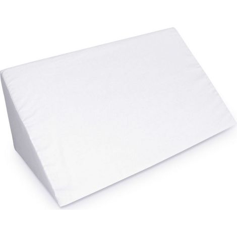 Oreiller Triangle - Support Lumbaire et Cervical - Pour Lecture TV Travail Bureau - Housse Zippée Lavable - 1 Pièce (1/5)