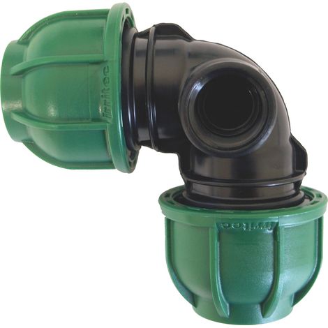 RACCORDO A COMPRESSIONE PN10 GOMITO 90  ° X POP-UP mis. 32x32x3/4 10.00 pz