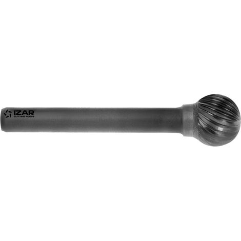Fresa Rotativa Metal Duro Tipo D Esferica - 9258 - 03,00X03,00 mm Dent.3 IZAR (1/4)