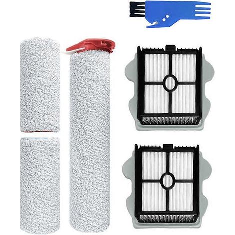 Pour Roborock Dyad Pro/Dyad Pro Combo/A10 Ultra/WD2H1A rouleau de brosse souple filtre HEPA kit accessoires pour aspirateur (1/5)