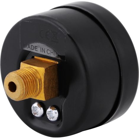 Manomètre miniature pour carburant, air, huile, liquide, eau, 0-20 bar / 0-300 psi, filetage 1/8" BSPT (1/5)