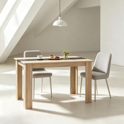 Table à manger moderne design central, table de salon polyvalente, table élégante pour salle à manger (table seule) (1/5)