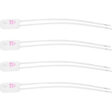 Lot de 4 fusibles thermiques carrés en céramique pour la protection des circuits électriques (1/5)