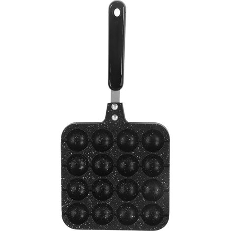 Moule à Takoyaki en Aluminium 16 Troux pour Boulettes de Poulpe, Plateau de Cuisson pour Cuisine Domestique (1/5)
