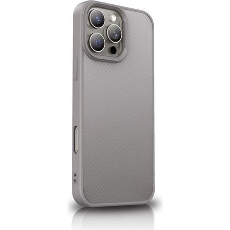 Custodia in fibra di carbonio con MagSafe per Samsung Galaxy S25+ - Grigio (1/4)