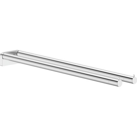 Hansgrohe 41787000 Porte-serviettes AddStoris S à deux bras