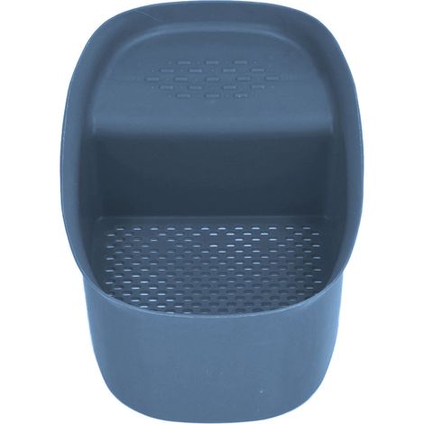 Abtropfkorb für Spülbecken, hängender Aufbewahrungskorb für die Küche, blau, mit PE-Beutel, Abtropfgestell für Haushaltsspülen (1/5)