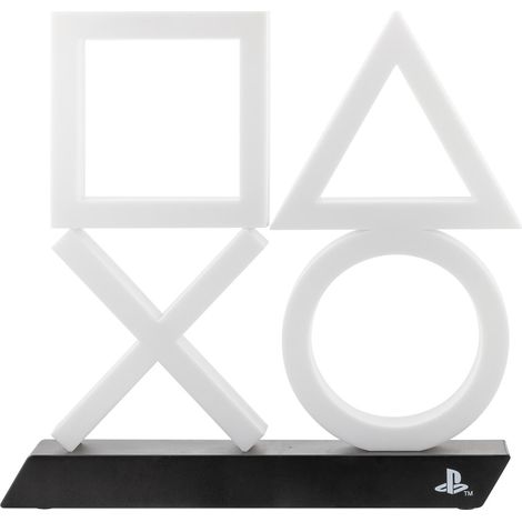 Paladone PLAYSTATION ICONS PS5 XL Lampe Schwarz Weiß 32cm (1/4)