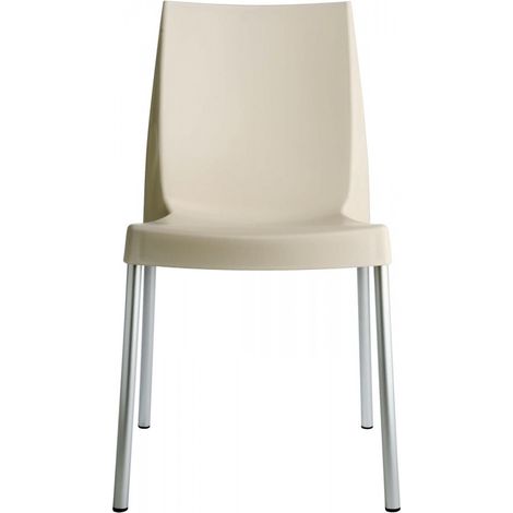 Sedia bar cucina in polipropilene gambe acciaio impilabile leggera BOULEVARD Grand Soleil (1/2)