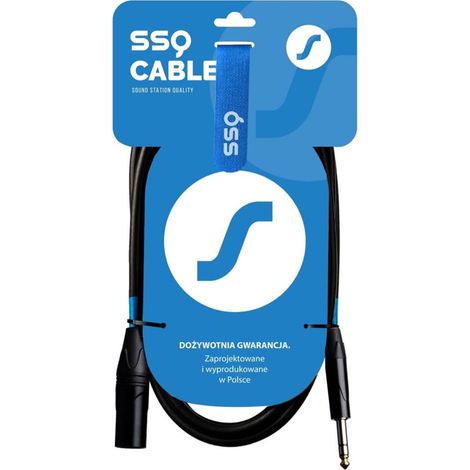 SSQ JSXM10 SS-1462 Cable jack estéreo - XLR de 3 pines macho, 10 m, negro (1/2)