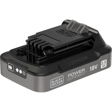 Batería Black Decker ion litio negro 18 2.5Ah (1/3)