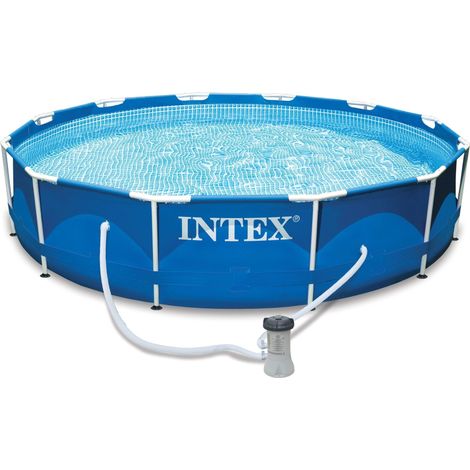 Piscina con estructura metálica  28212GN, 366 x 76 cm INTEX