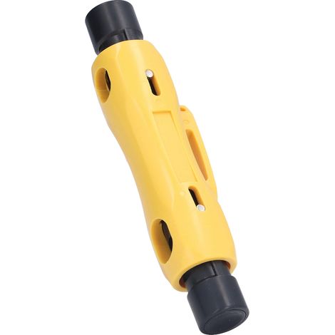 RG59 Koaxialkabelabisolierer, praktisches und kompaktes Werkzeug, komfortabler Griff, zeitsparend, präzises Schneiden, kleine tragbare Größe, für den professionellen Einsatz und Heimwerker. (1/5)