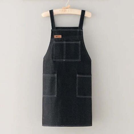 Tablier , Tablier de Travail en de avec 3 Poches, résistant à la chaleur et ignifuge, Bretelles Réglables de M à XXXL pour Hommes et Femmes (1/4)