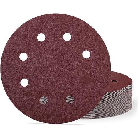 Schleifscheiben 180mm 40 Klett Schleifblätter Körnung 80 (1/5)