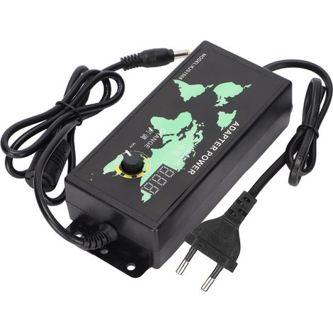 Alimentation de laboratoire réglable 120W 3A 0‑36V avec écran LCD et protection - Prise européenne