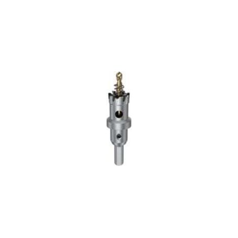 Scie cloche pour métaux de 22 mm, fraise cloche TCT avec forets pilotes, forets en carbure haute performance pour fer, acier inoxydable, plastique et cuivre. (1/4)