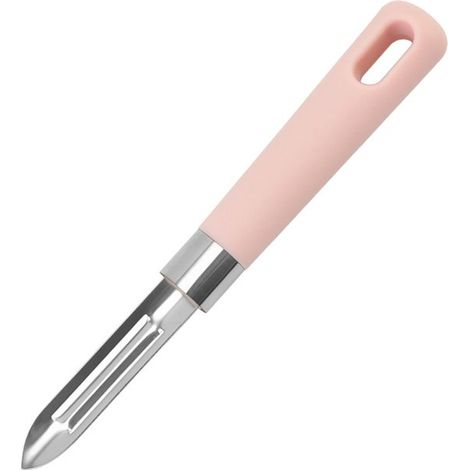 Gemüseschäler mit Reibe, Grün + Rosa + Blau (1/5)