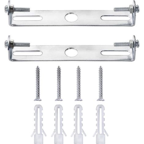 Accessoires de montage pour suspension, support de suspension, convient aux plafonniers de maison et de bureau, 75 mm, avec vis, lot de 2.