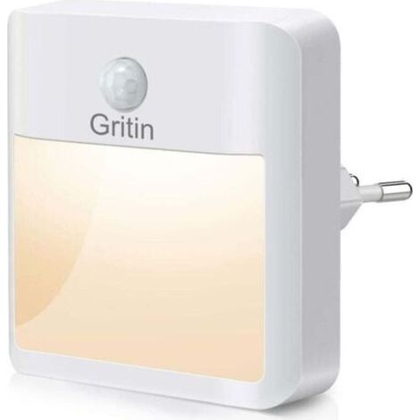 Night light with motion sensor, plug-in LED night light