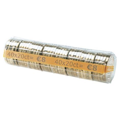 Kit de 100 étuis à monnaie 20 centimes