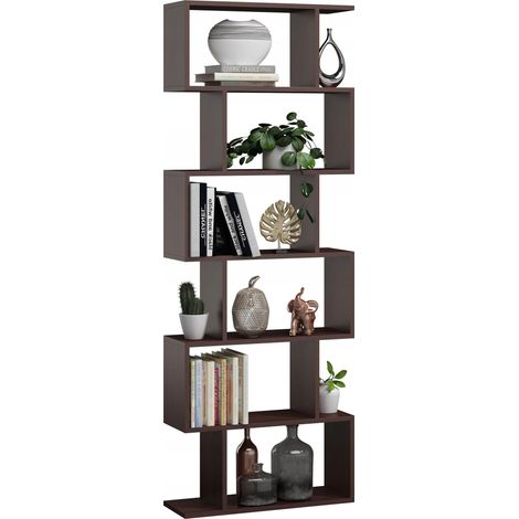 Étagère ouverte - Armoire blanche 3 portes 180 cm - Panneaux stratifiés - pieds métalliques - fonction push up - grande capacité (1/2)