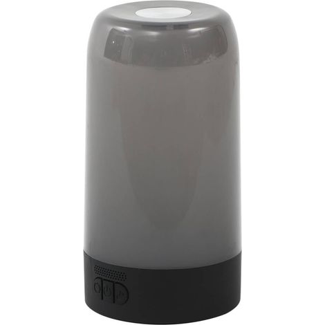 PRIOS Lámpara de mesa LED 'Valtari' en Transparente Plástico