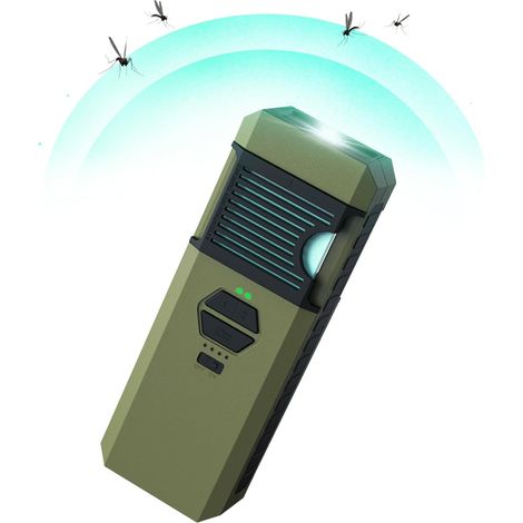 3-in-1 Upgrade Electric Mosquito Repellent with Camping Lantern, Electric Mosquito Repellent, 9000mAh Rechargeable Battery, IP67 Waterproof, for Outdoor Use (1/5)