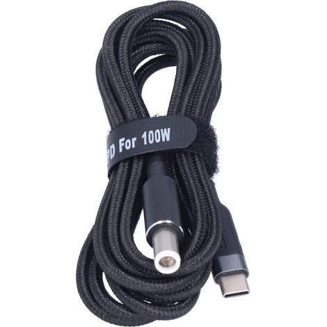 JORINDO USB-C auf DC-Stecker auf 7,4 x 5,0 mm Stecker PD-Stromkabel für Dell Latitude (1 Meter) (1/5)