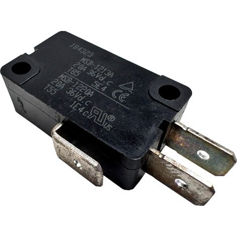 JIABEN MSB-1213A Mikroschalter 20A 36VDC 3Pin Schalter für Heckenschere uvm. (1/5)