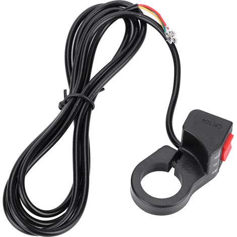 Interrupteur à bascule universel à trois vitesses monté sur le guidon d'un vélo électrique ou d'un scooter (1/5)
