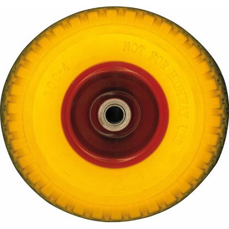 RUOTA PIENA X CARRELLO MAURER 260MM FORO/20MM (1/2)