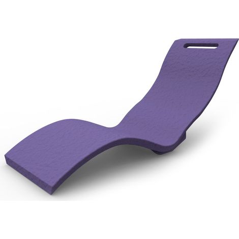 Lettino Chaise Longue da Esterno Giardino Seduta a Terra Arkema Serendipity Viola