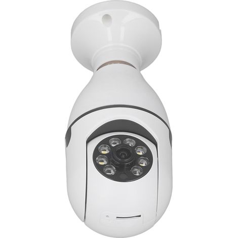Caméra de Surveillance E27 1080P WiFi Ampoule Intelligente 250V 200W Caméra de Sécurité Rotative avec Détection de Mouvement (1/5)